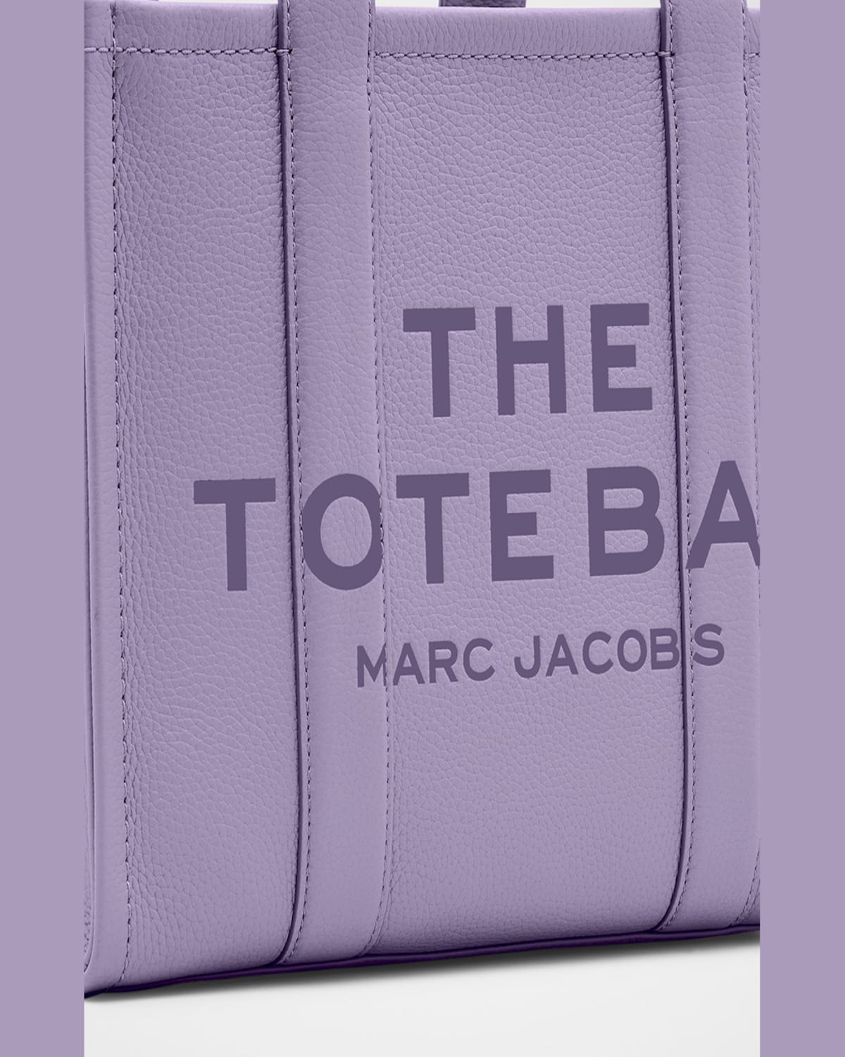 Marc Jacobs The Leather Crossbody Tote Bag In Lilac