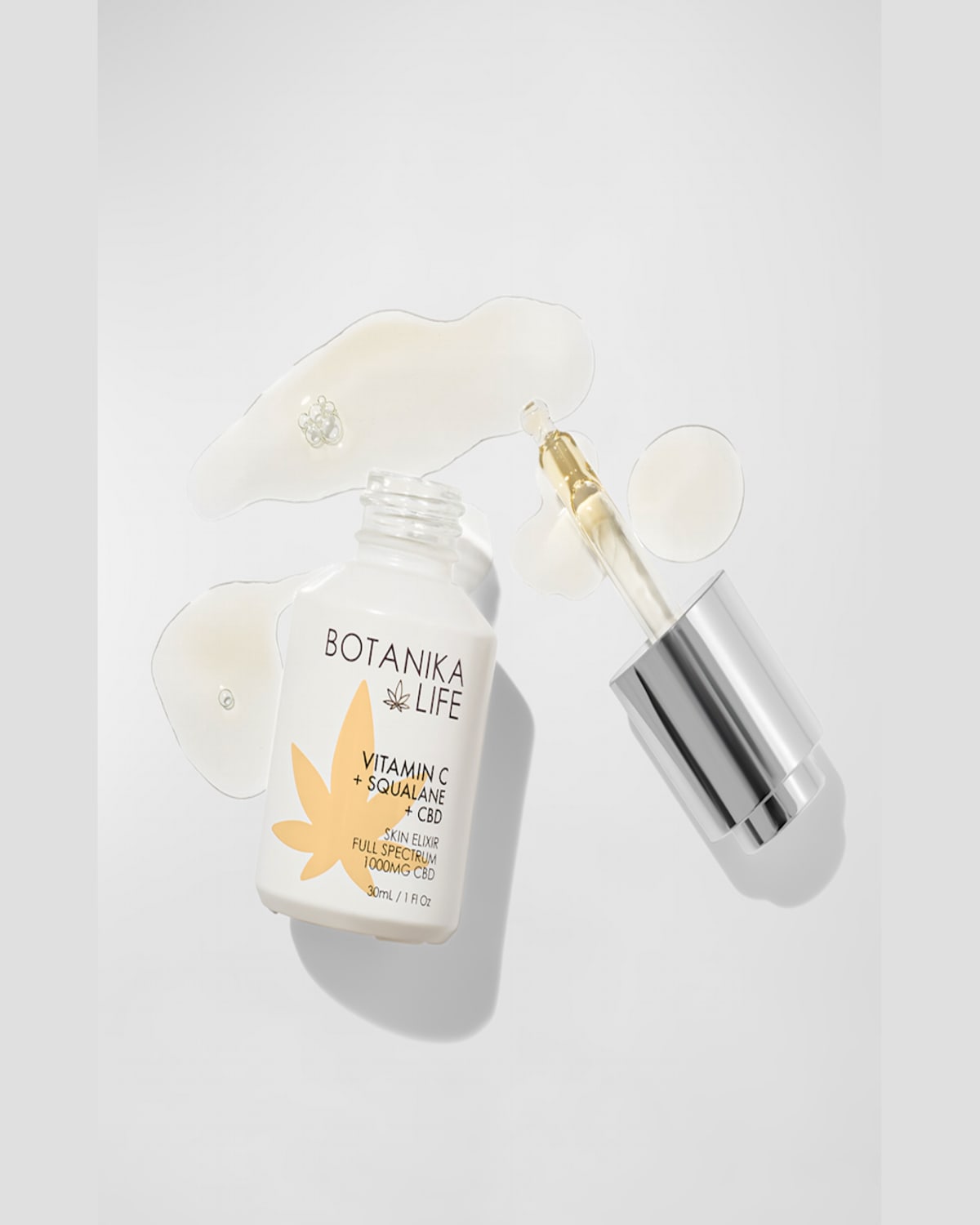 Botanika Life Skin Elixir With Vitamin C + Squalane + Full-spectrum 1000mg Cbd, 1 Oz.