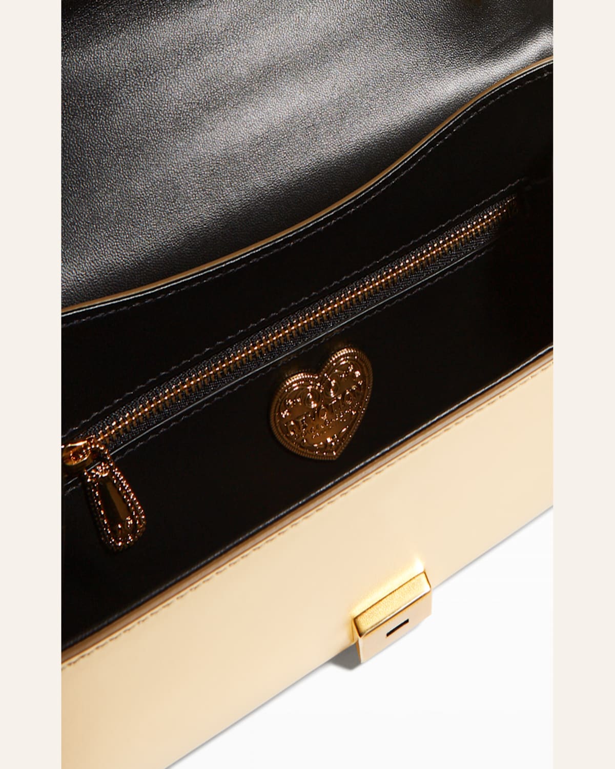 Dolce & Gabbana Devotion Medium Quilted Metallic Chain Shoulder Bag In Blu Chiaro Laminato