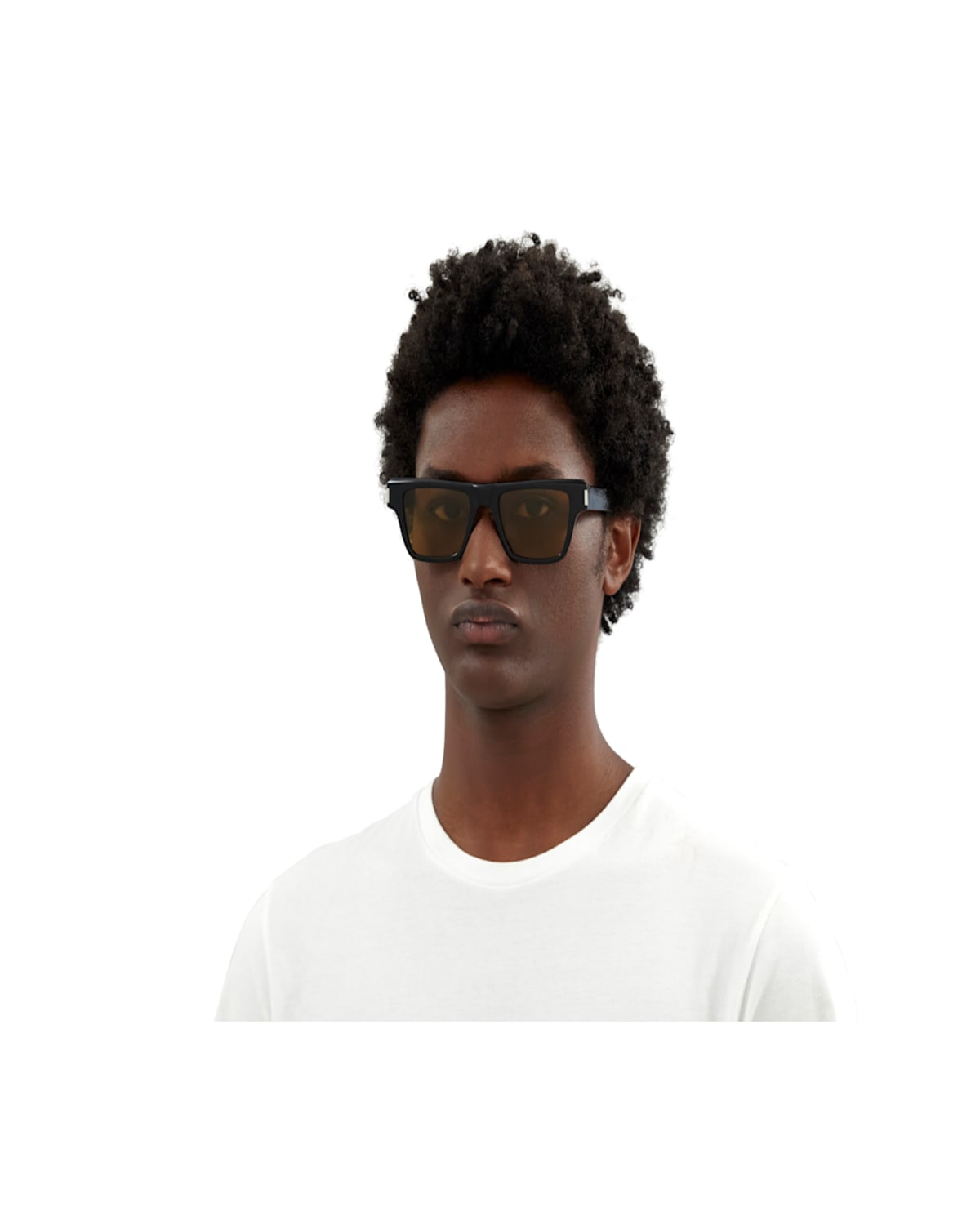 Saint Laurent Men's Square Acetate Sunglasses