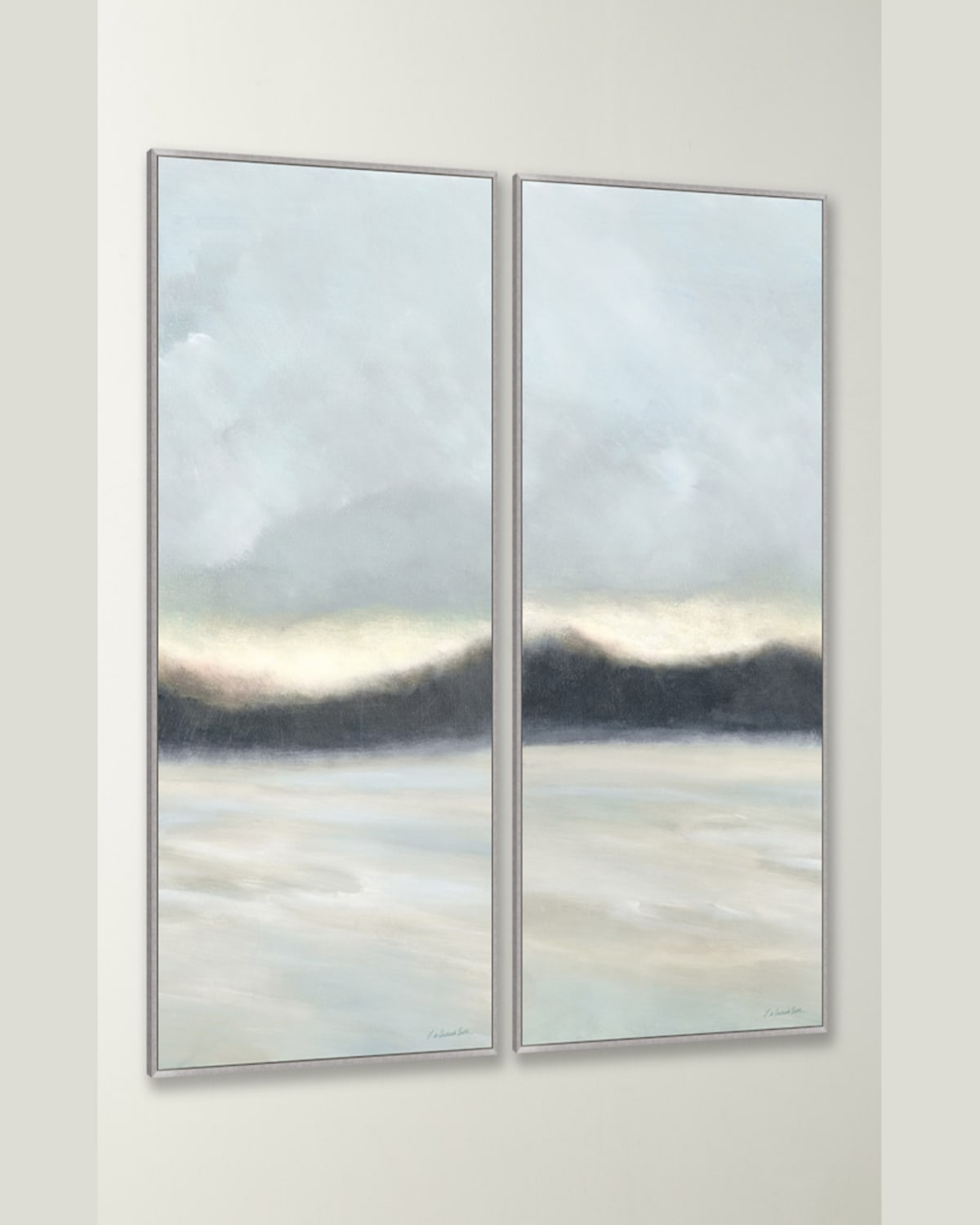 Wendover Art Group Peeking Sunlight Two-piece Giclee On Canvas Wall Art Set In Gray