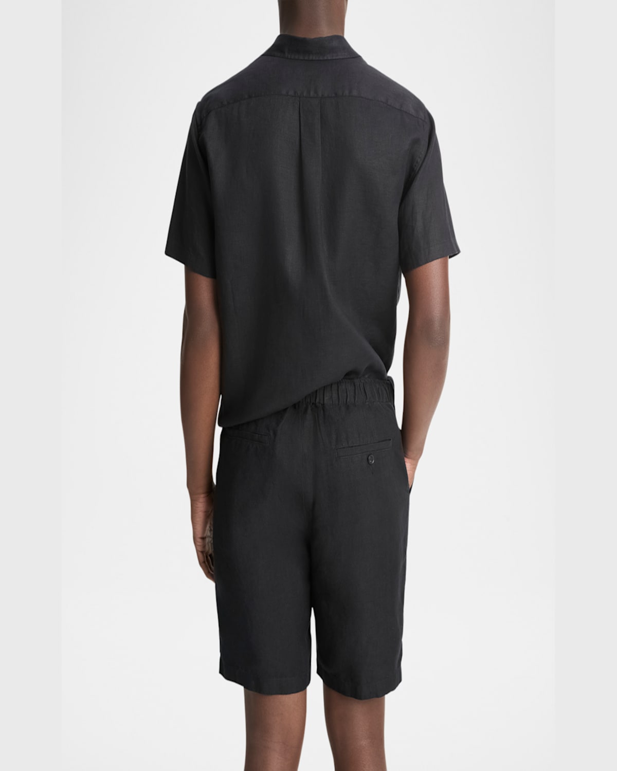 Vince Lightweight Hemp 9 Shorts Coastal In Black