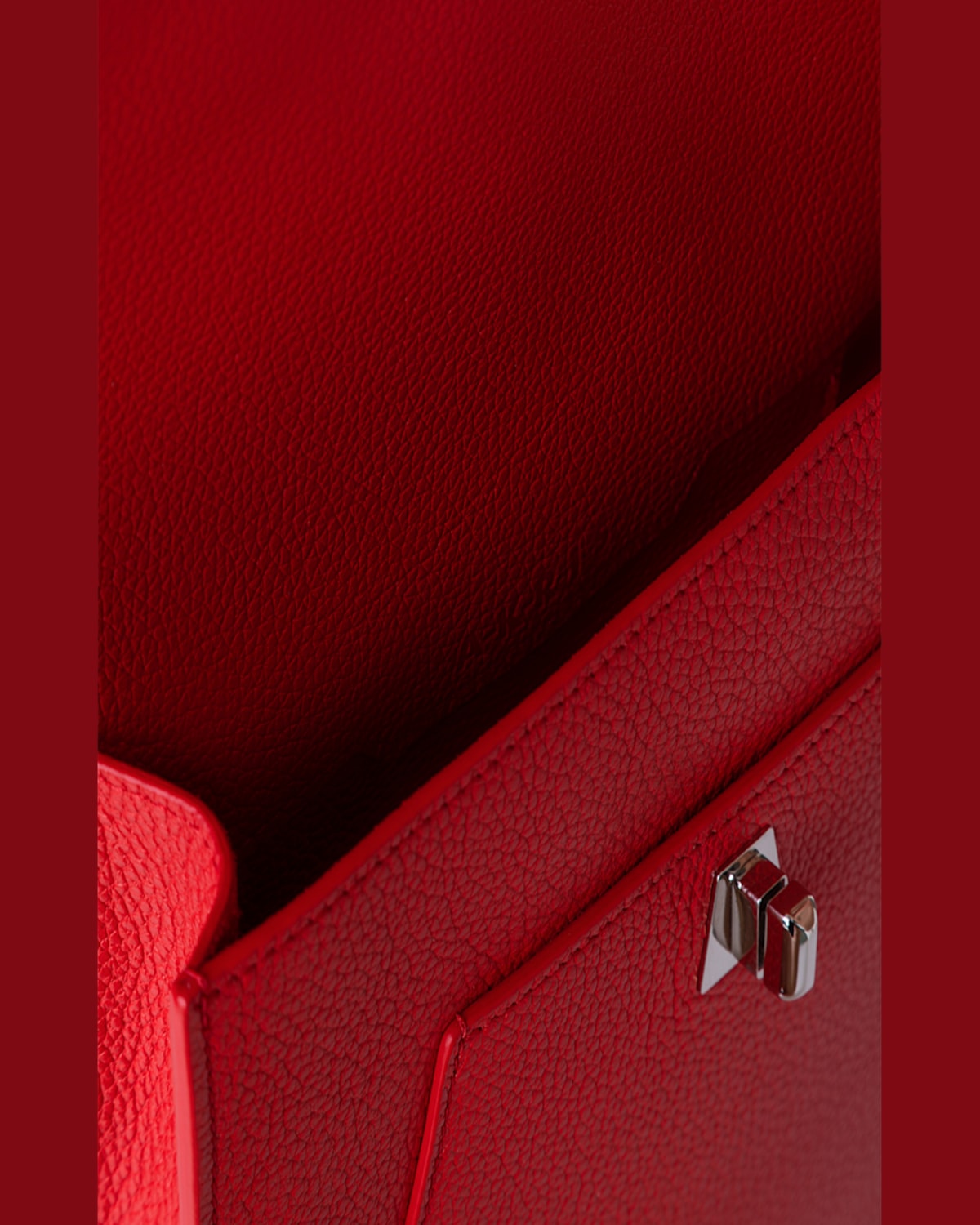 Shop Akris Anouk Small Leather Messenger Bag In 030 Seashell