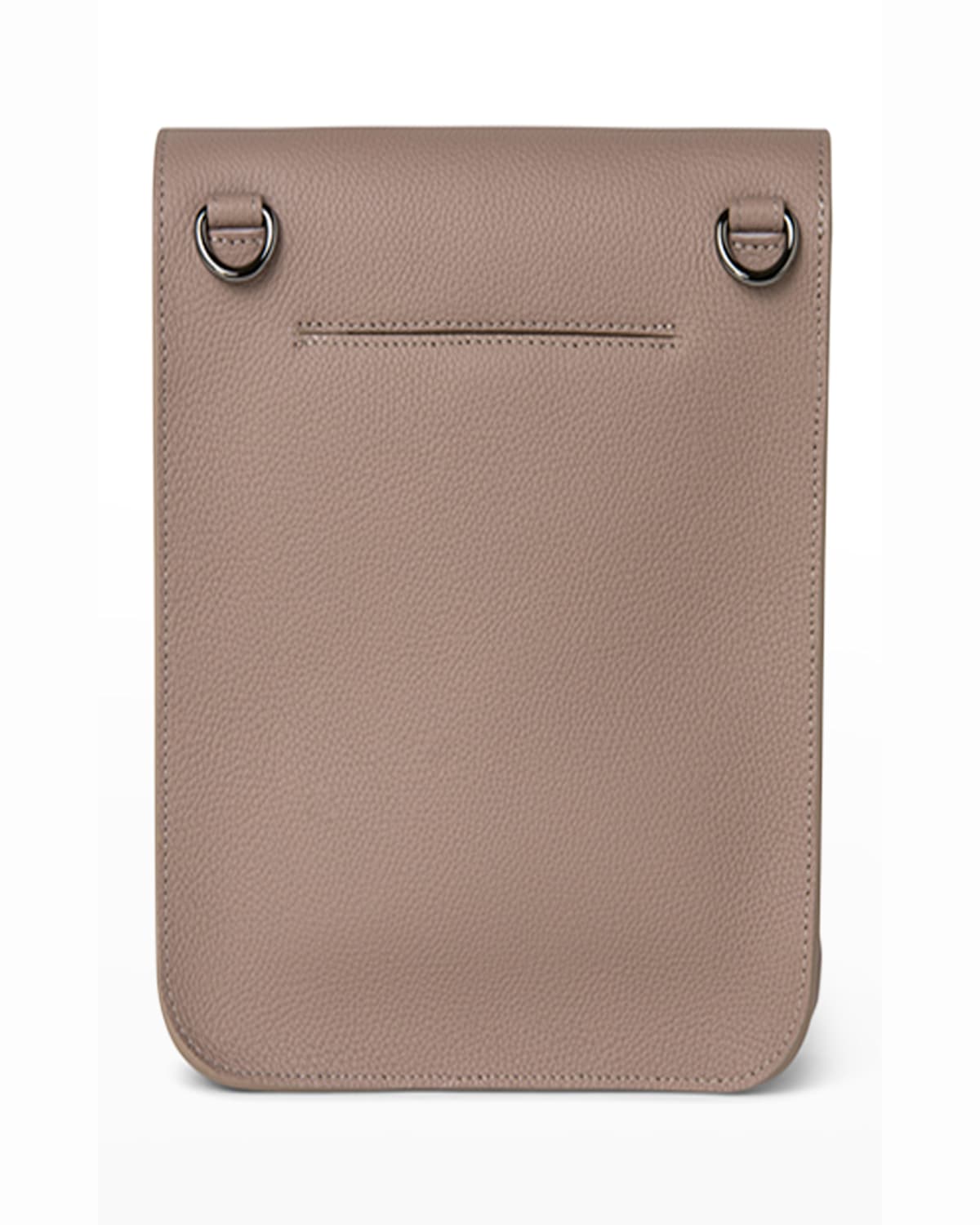 Shop Akris Anouk Small Leather Messenger Bag In Cypresse
