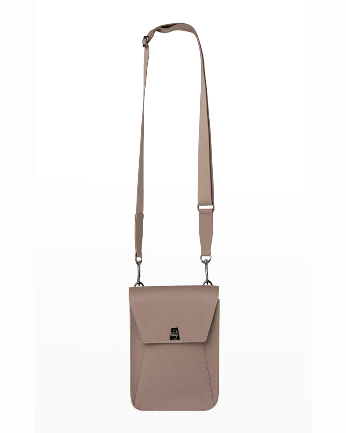 AKRIS ANOUK SMALL LEATHER MESSENGER BAG 