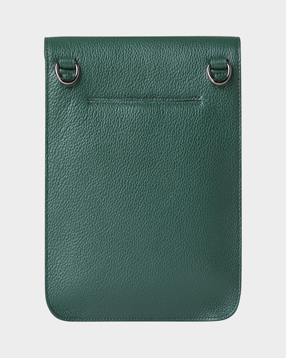 Shop Akris Anouk Small Leather Messenger Bag In Cypresse