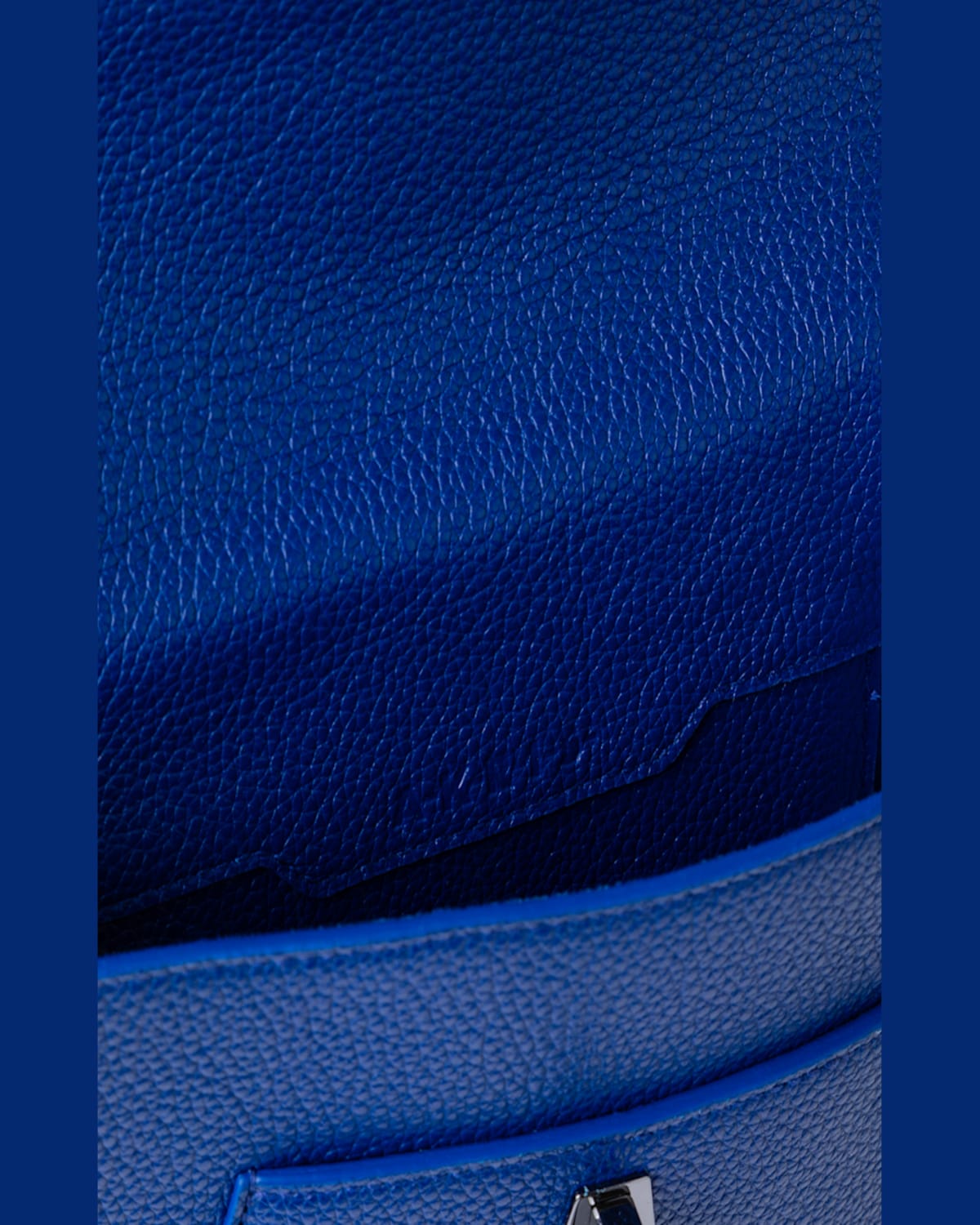 Shop Akris Anouk Small Leather Messenger Bag In Cypresse