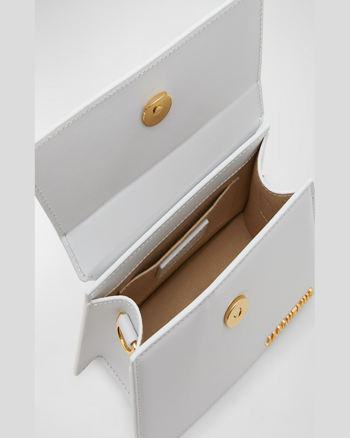 Shop Jacquemus Le Chiquito Moyen Top-handle Bag In White