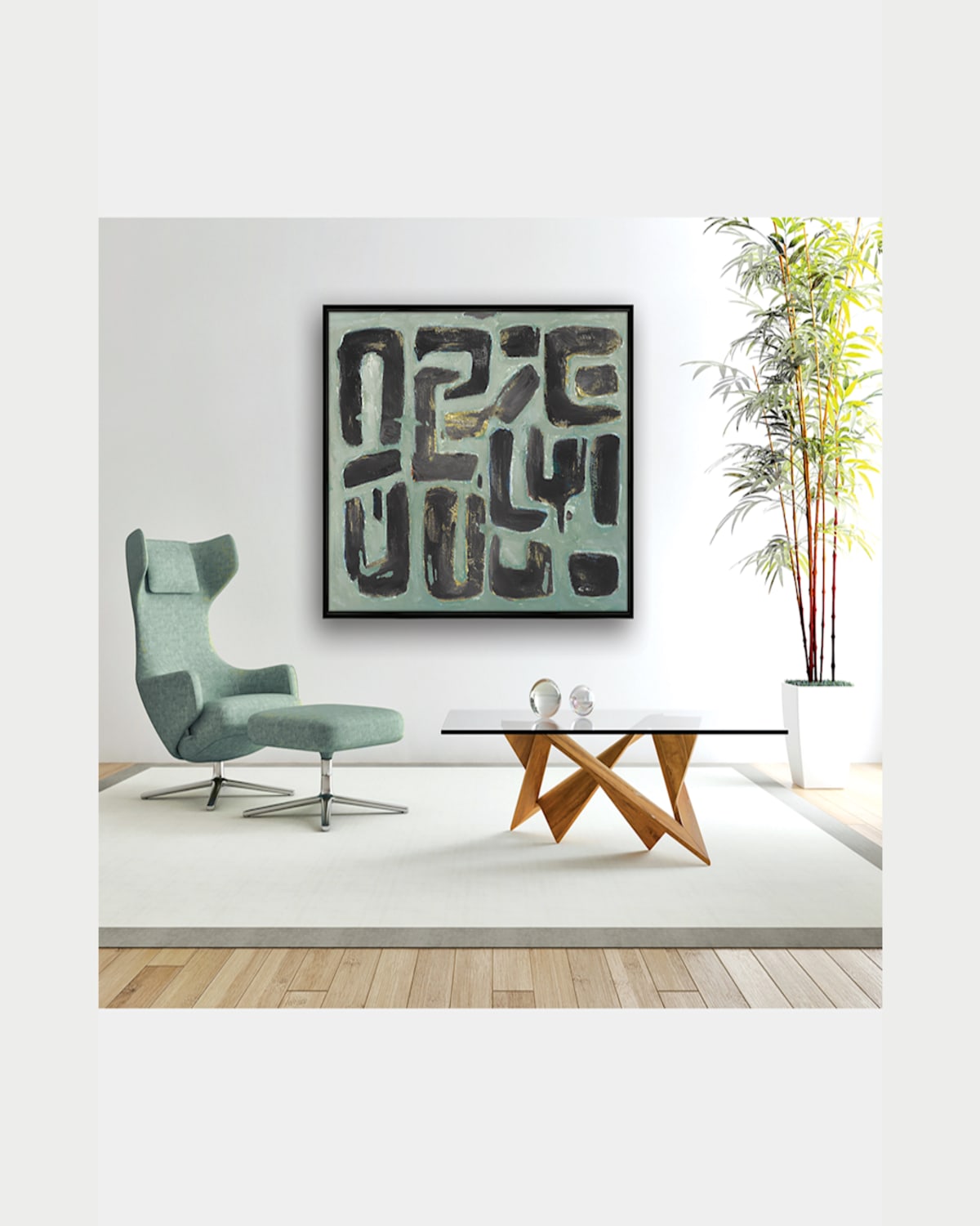 Ati Eclectic Patches Giclee On Canvas