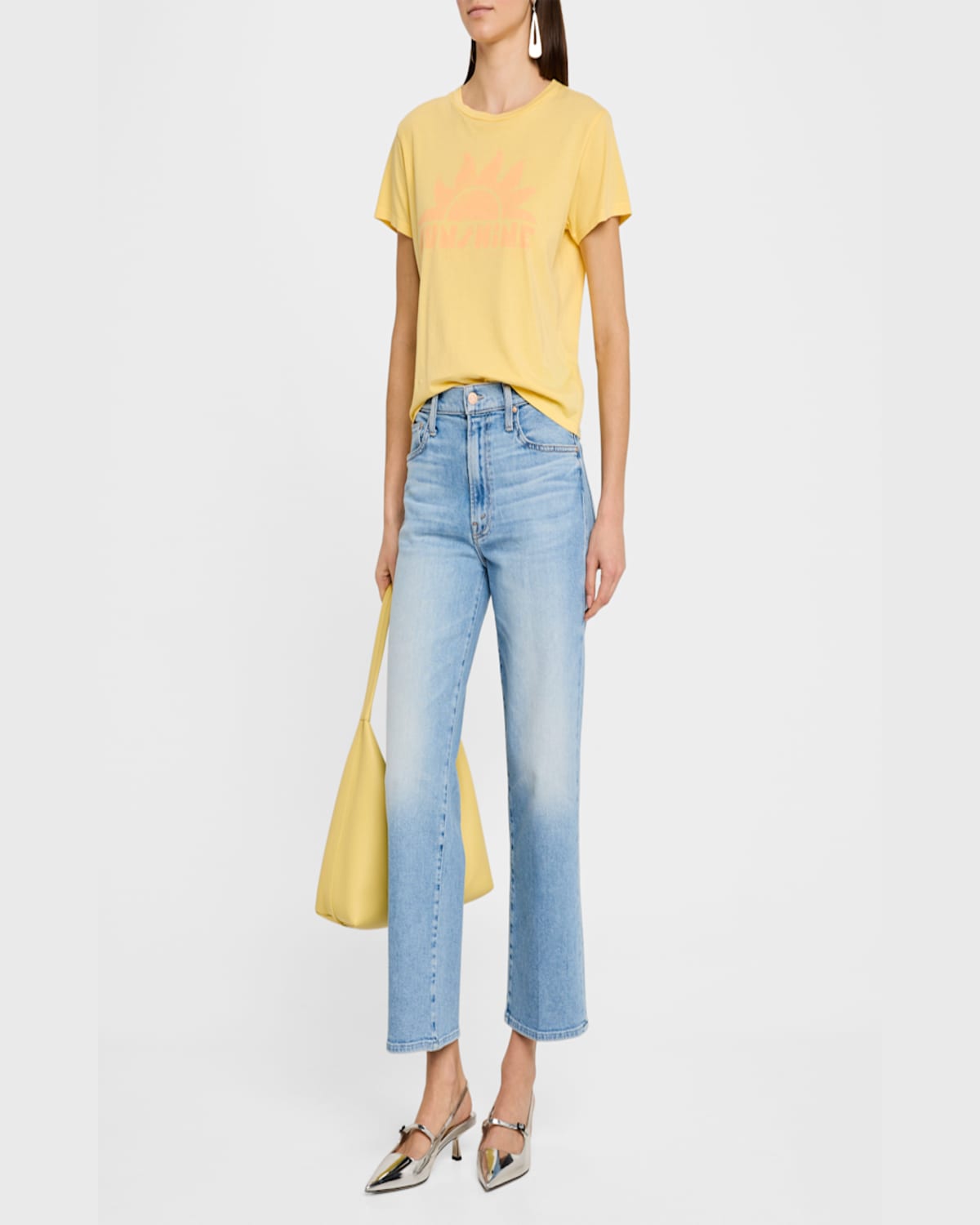 Shop Mother The Lil' Goodie Goodie Tee In Sunshine Daydream