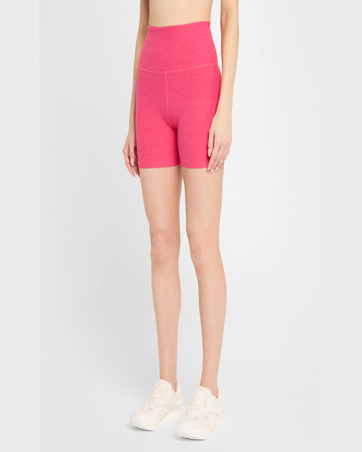 BEYOND YOGA SPACEDYE KEEP PACE BIKER SHORTS 