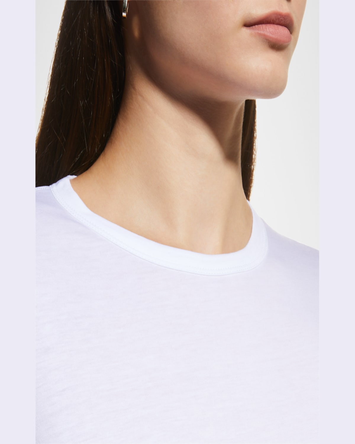 MAJESTIC LYOCELL COTTON CREWNECK TEE 