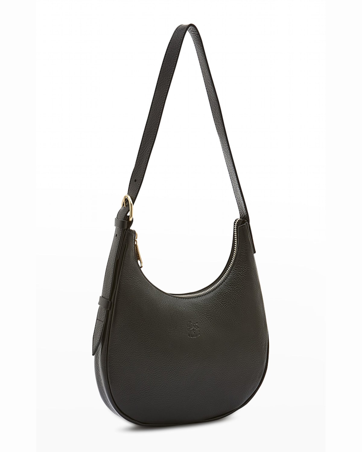 Il Bisonte Belcanto Small Zip Shoulder Bag In Pompelmo
