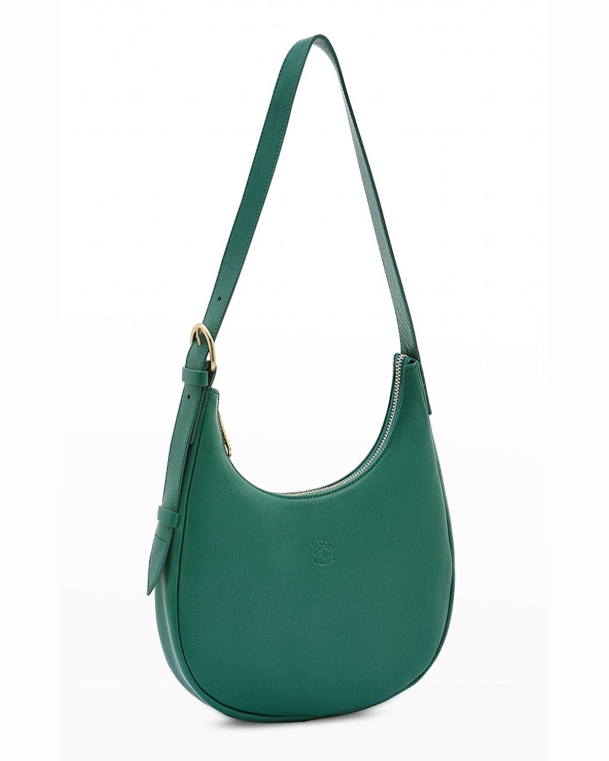Il Bisonte Belcanto Small Zip Shoulder Bag In Pompelmo