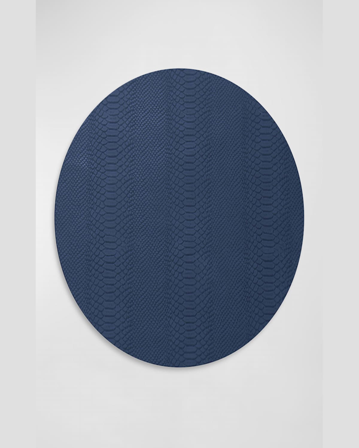 Beatriz Ball Vida Croc-embossed Round Placemats, Set Of 4