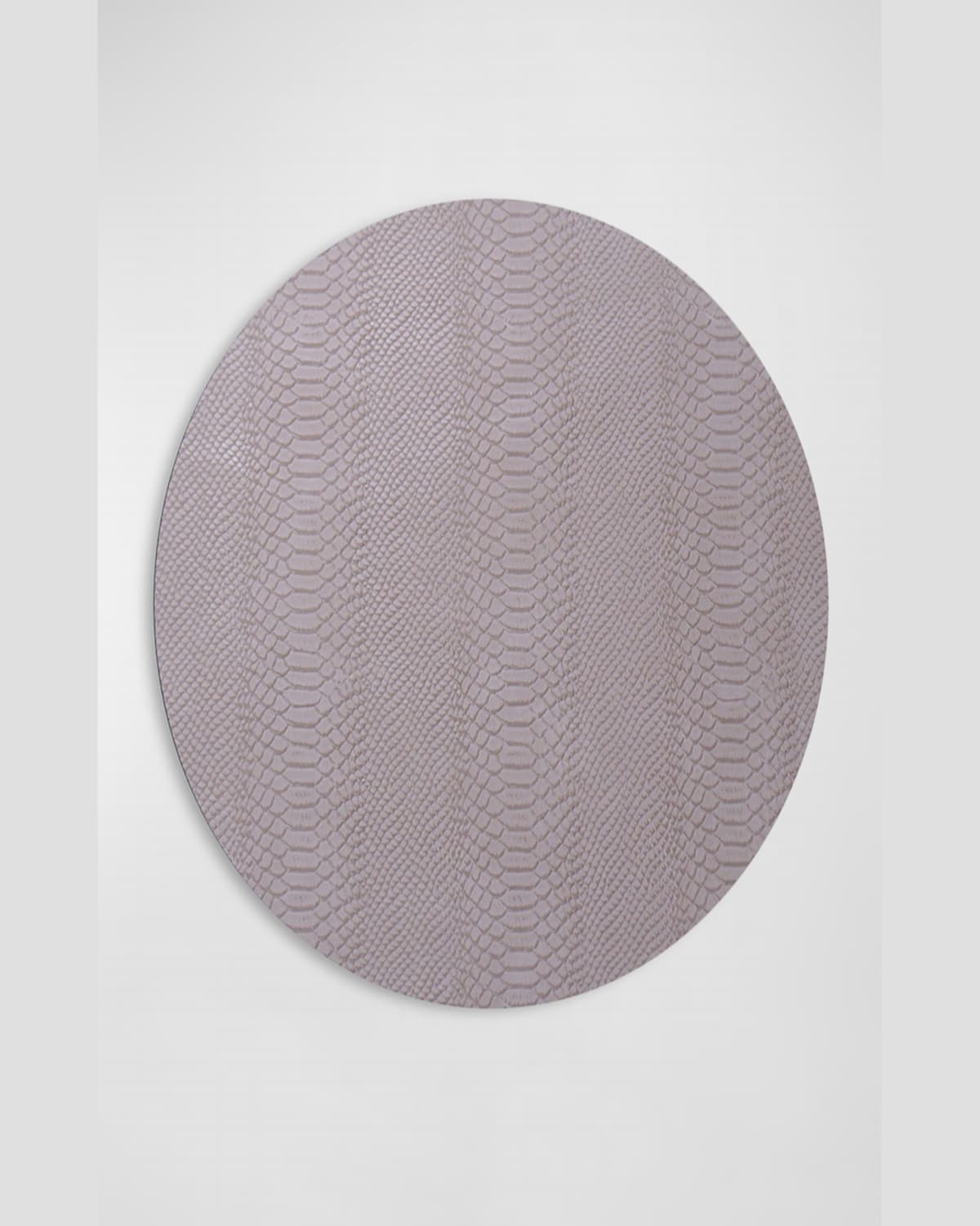 Beatriz Ball Vida Croc-embossed Round Placemats, Set Of 4