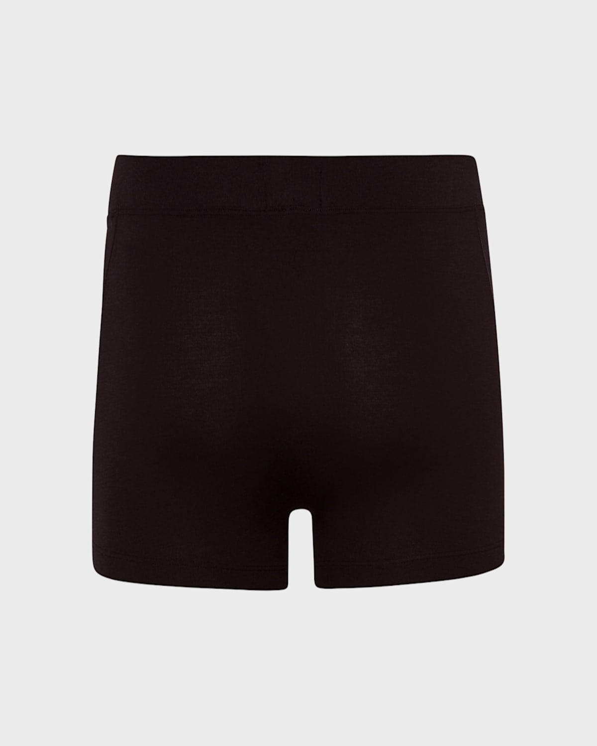 Hanro Natural Function Tencel And Cotton Boxer Brief In Black Clay