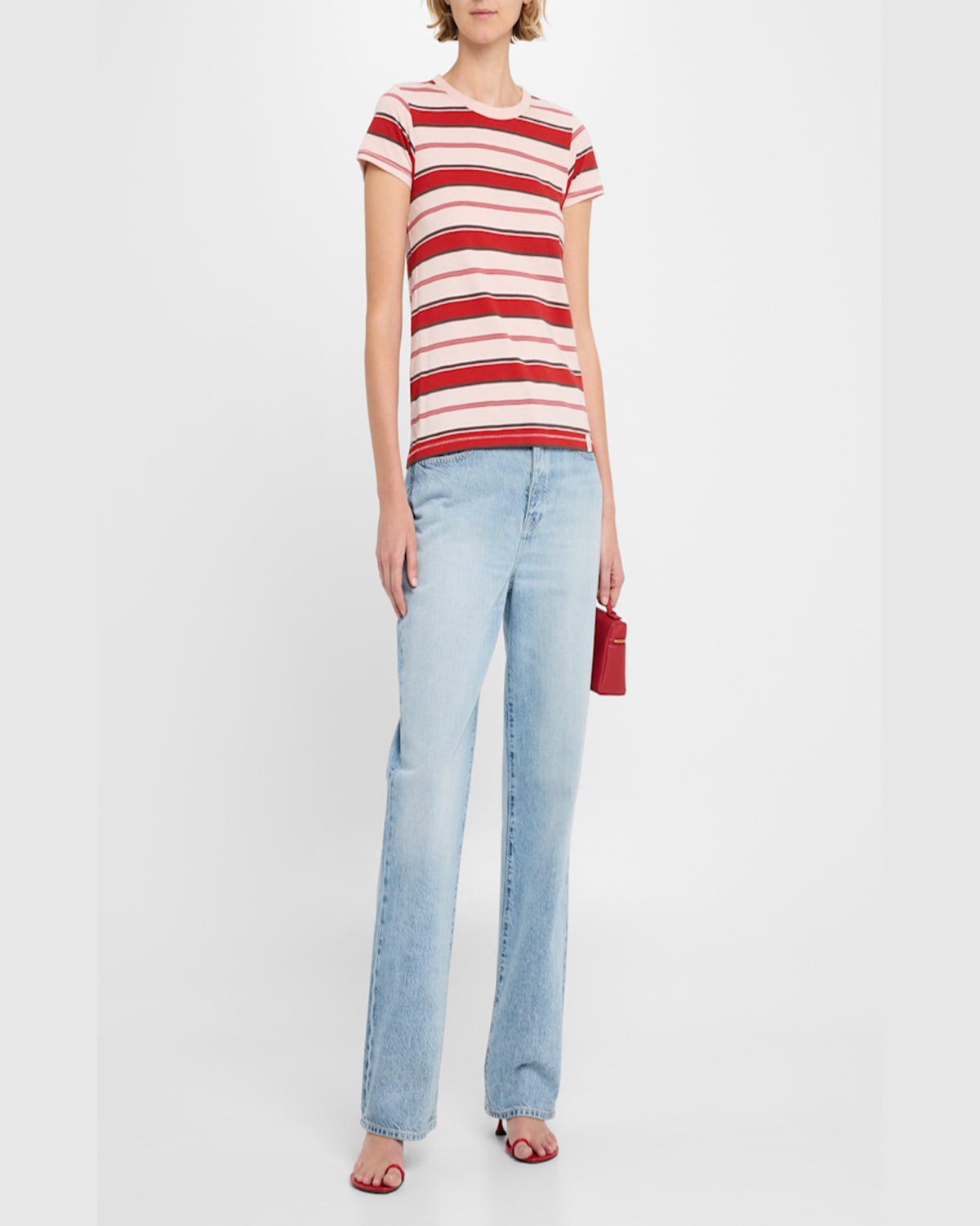 Rag & Bone The Striped Baby Tee