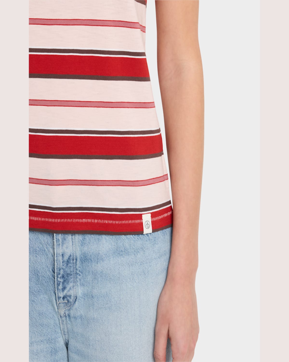 Rag & Bone The Striped Baby Tee