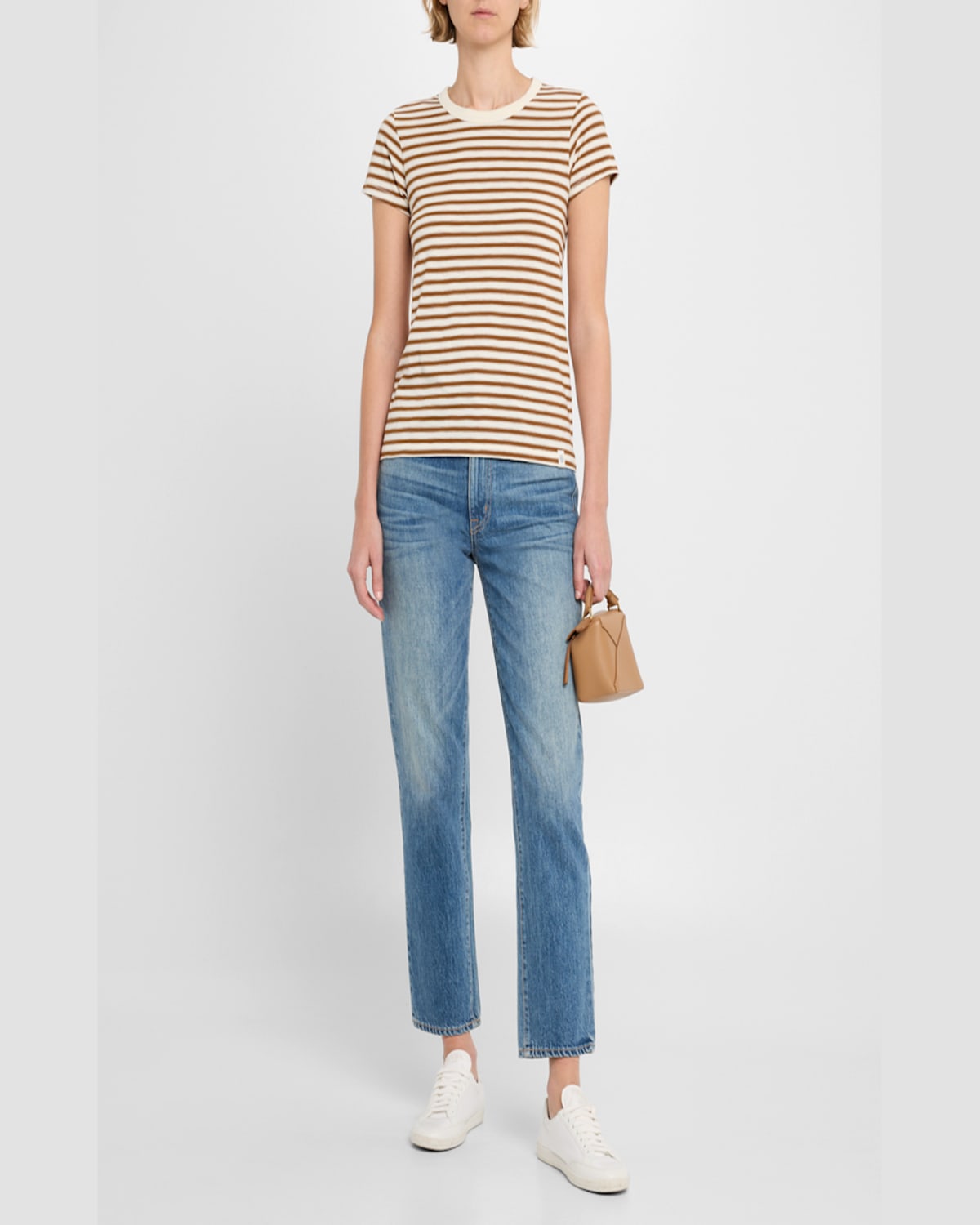 Rag & Bone The Striped Baby Tee