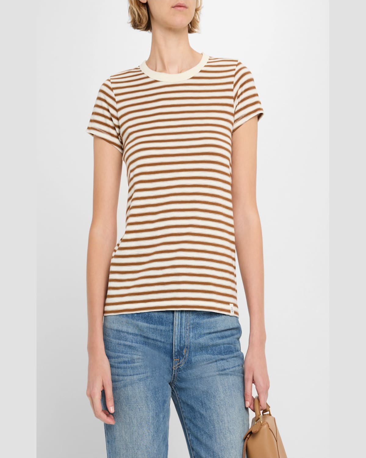 Rag & Bone The Striped Baby Tee
