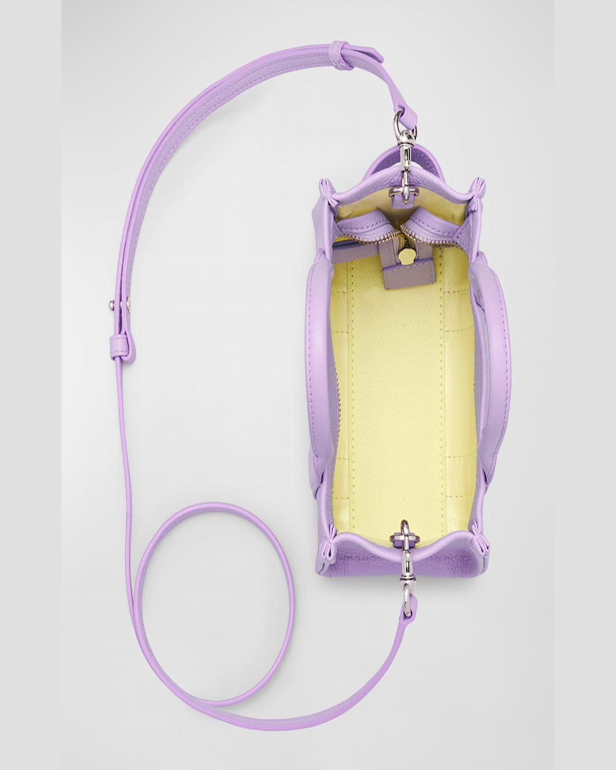 Marc Jacobs The Leather Crossbody Tote Bag In Ribbon Pink