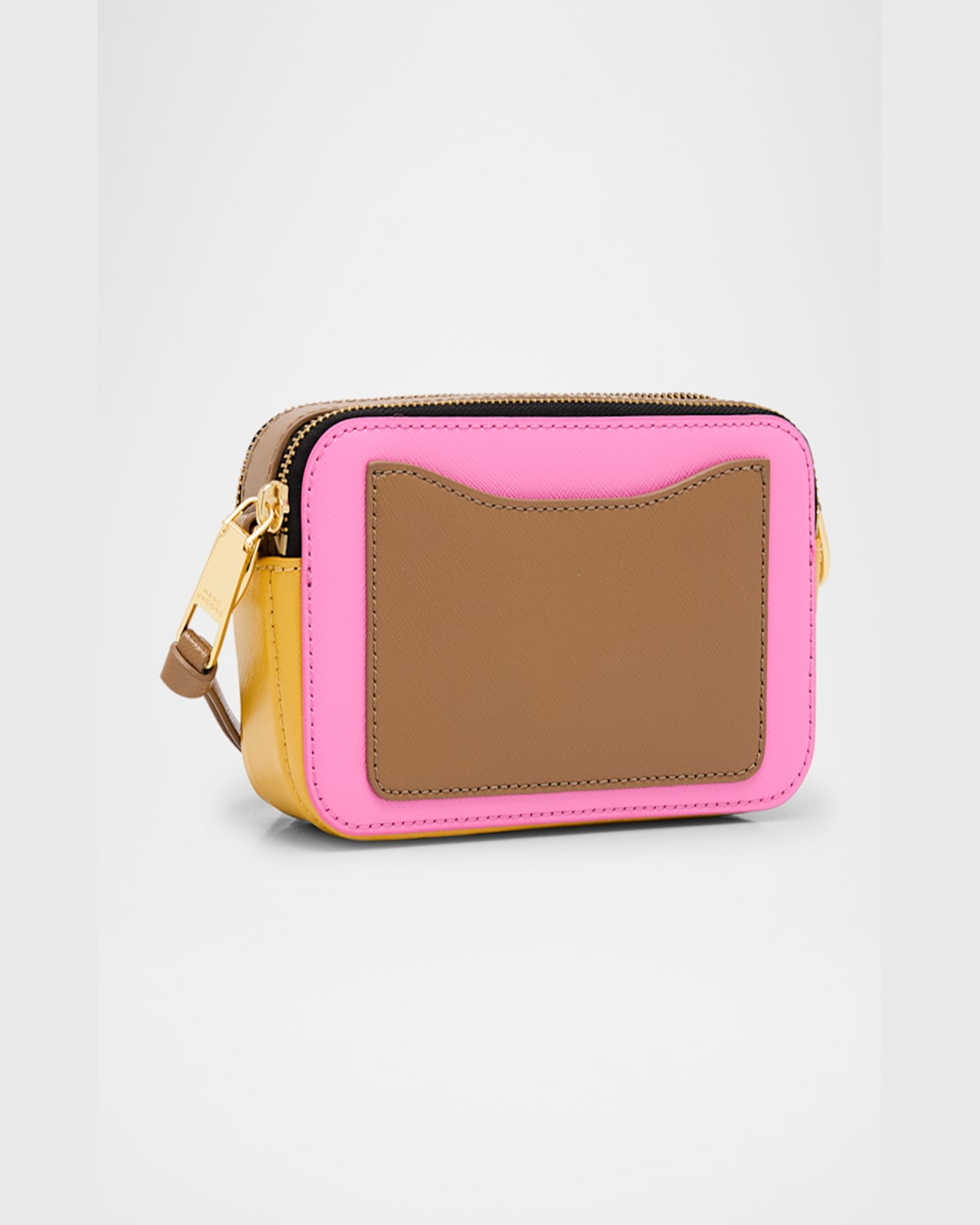 Marc Jacobs The Colorblock Snapshot In Bow Pink Multi