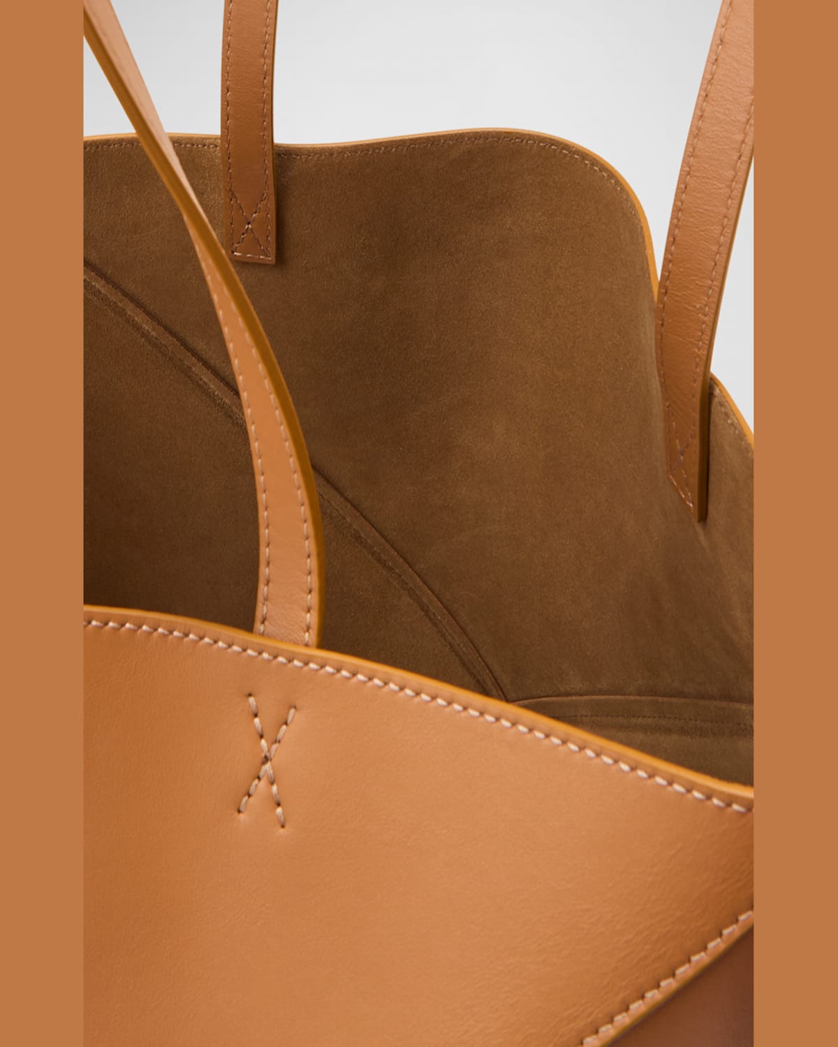 Loewe Puzzle Fold Medium Tote Bag In Shiny Leather In Abyss Blue