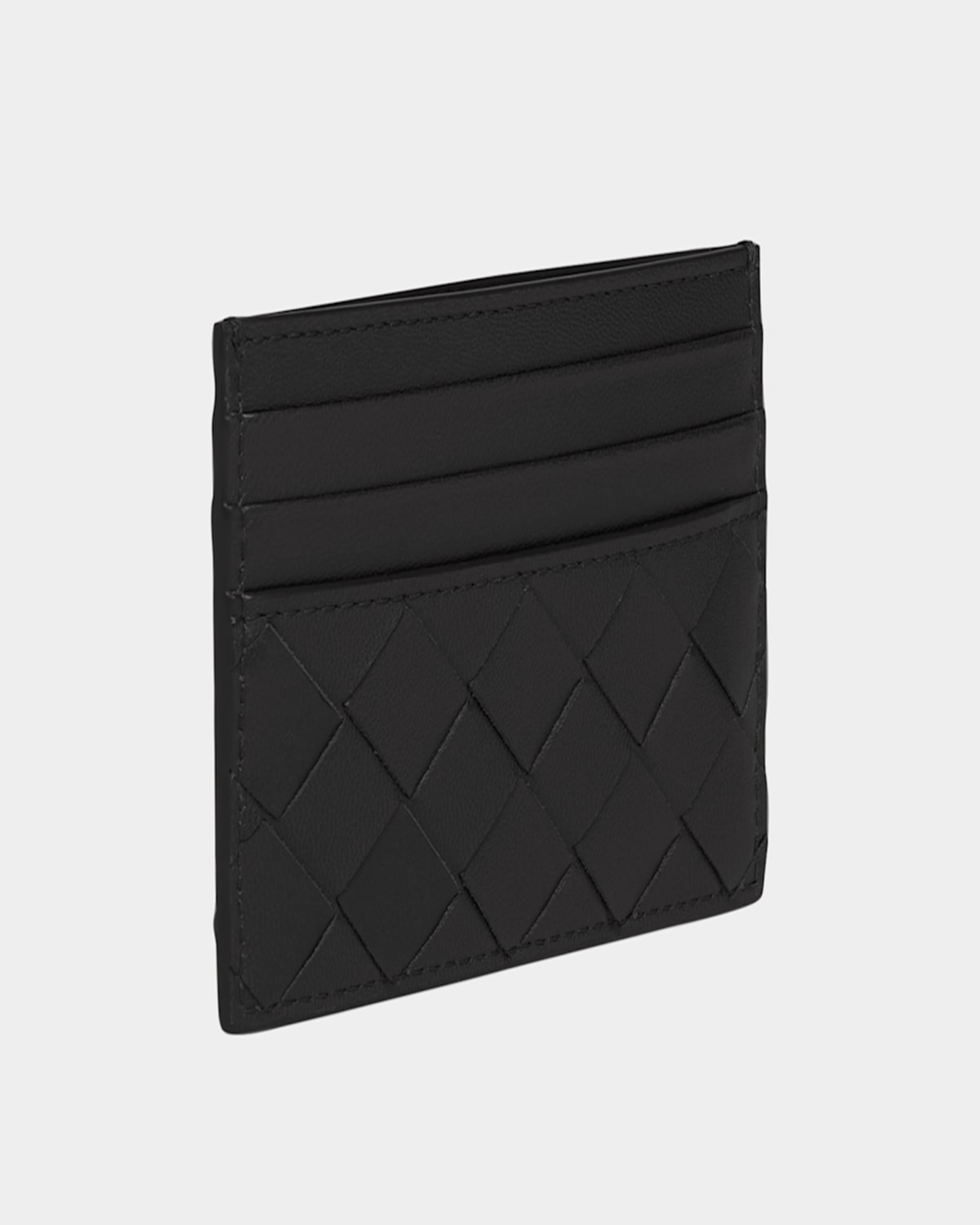 Bottega Veneta Intrecciato Credit Card Case In Barolo