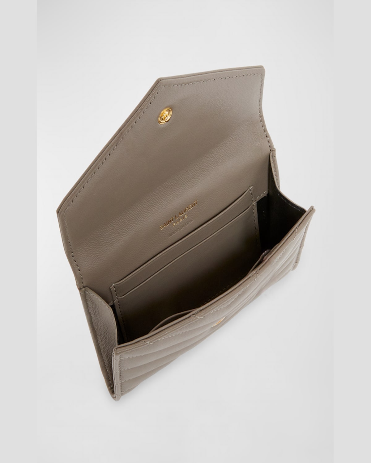 SAINT LAURENT YSL MONOGRAM SMALL FLAP WALLET IN SMOOTH LEATHER 