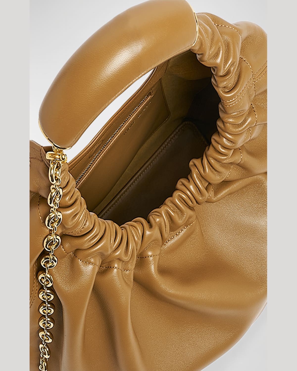 Loewe Squeeze Medium Shoulder Bag In Napa Leather In Neutral