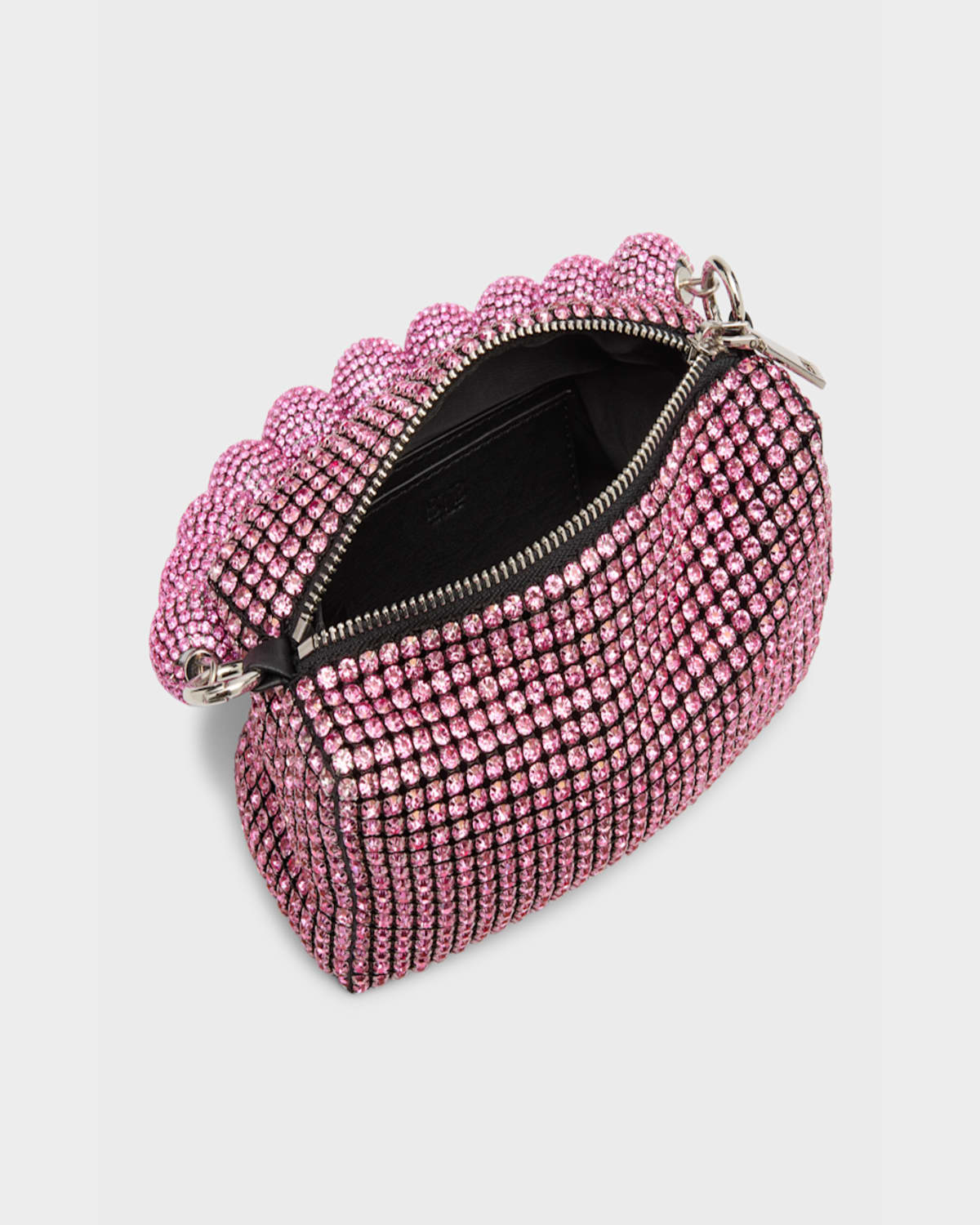 Btb Los Angeles Marbella Crystal Clutch In Amber