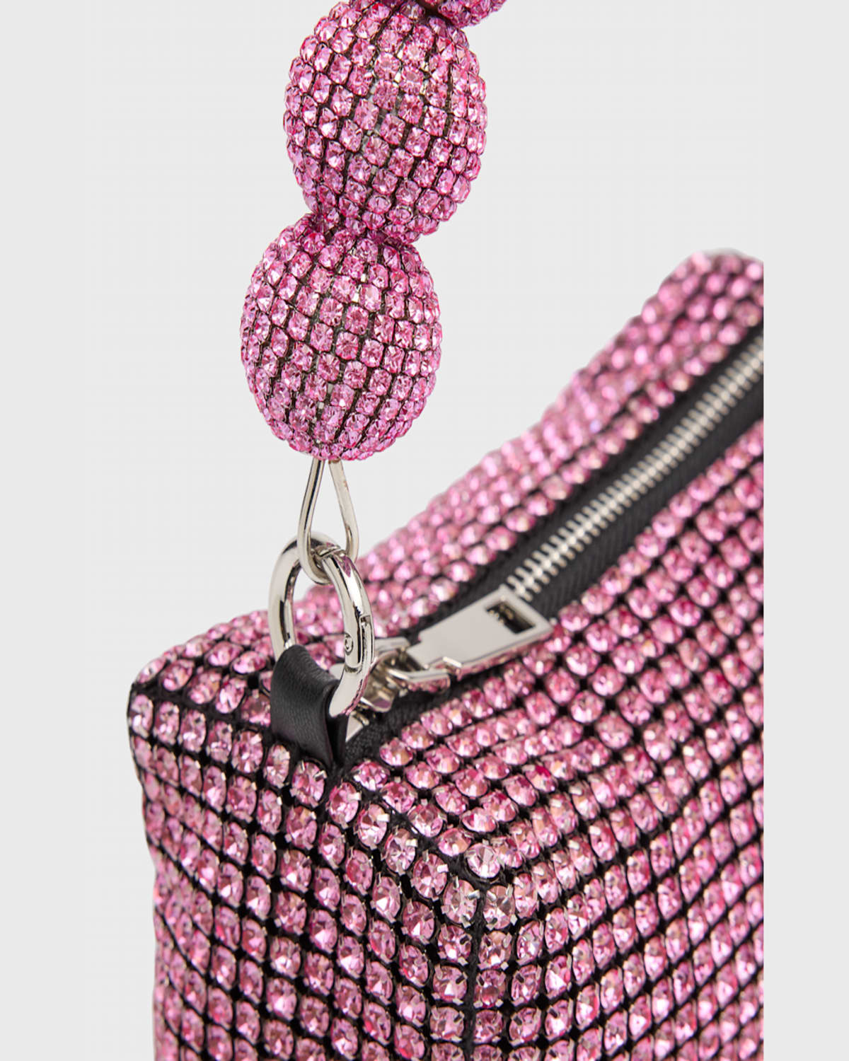 Btb Los Angeles Marbella Crystal Clutch In Amber