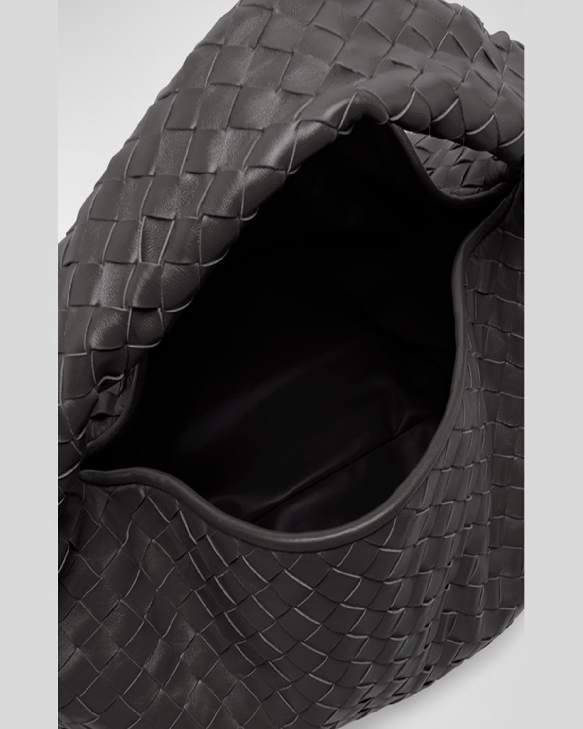 Shop Bottega Veneta Large Hop Shoulder Bag In Pinecone