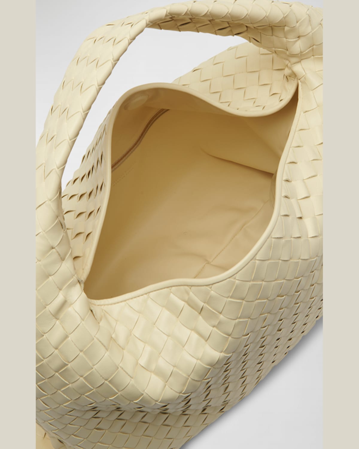 Shop Bottega Veneta Large Hop Shoulder Bag In Barolo