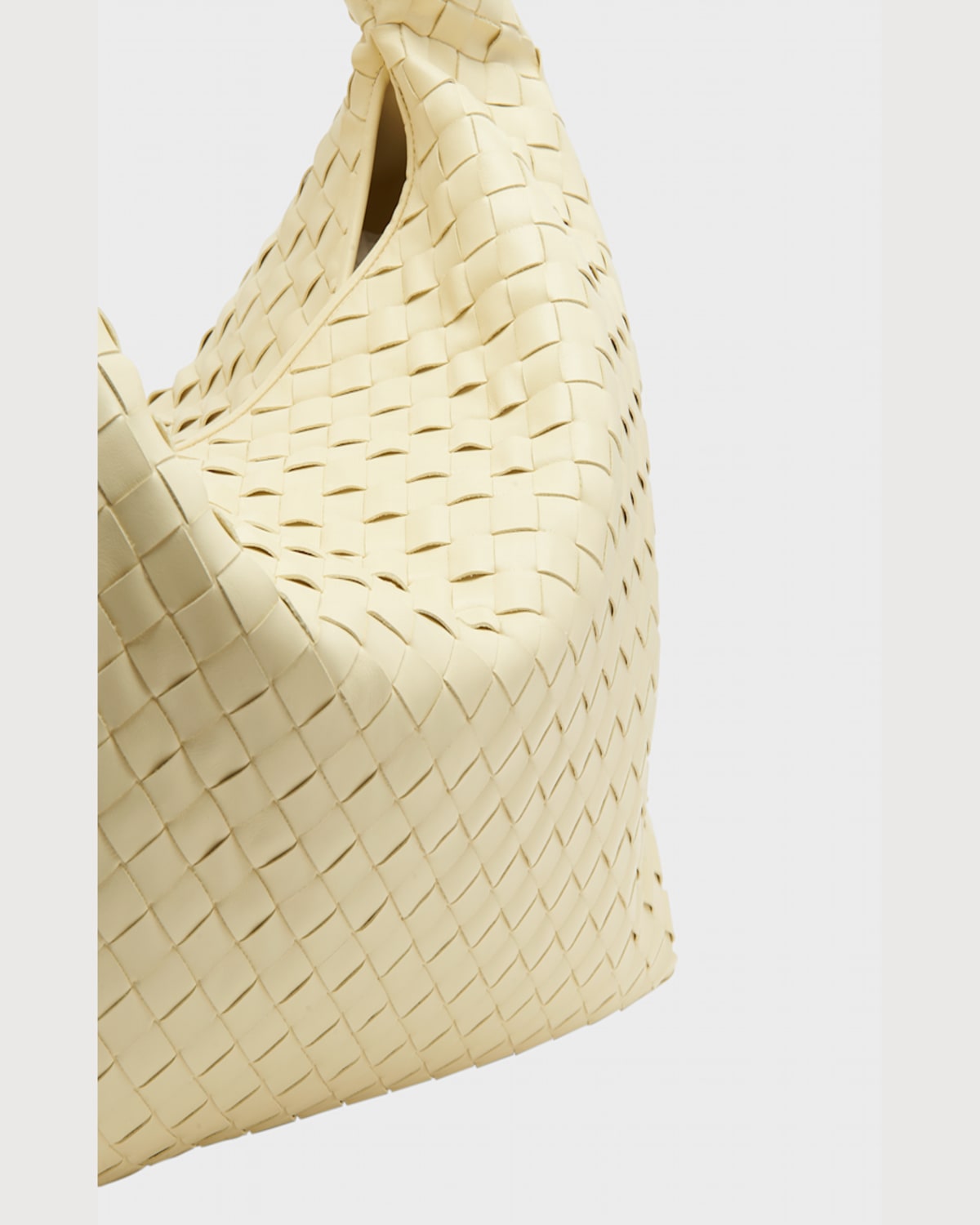 Shop Bottega Veneta Large Hop Shoulder Bag In Barolo