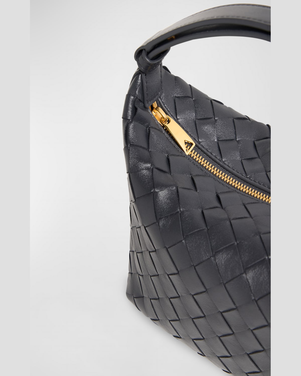 Shop Bottega Veneta Mini Wallace Bag In Kaki