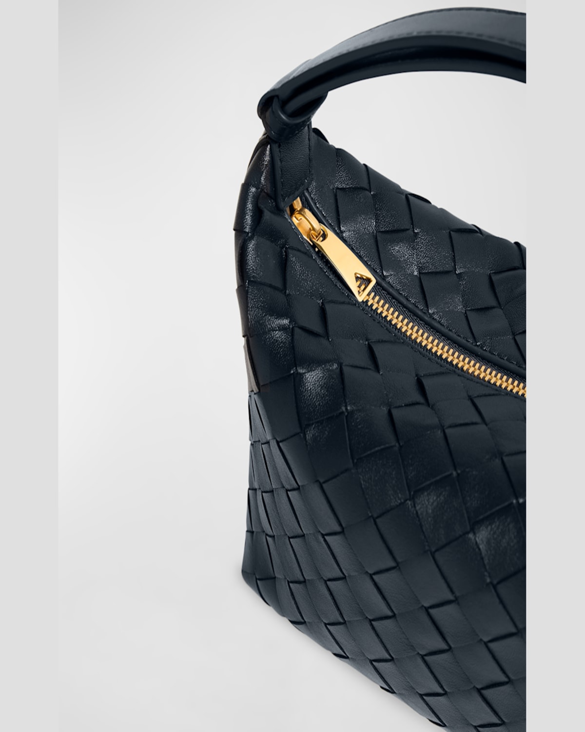 Shop Bottega Veneta Mini Wallace Bag In Shadow