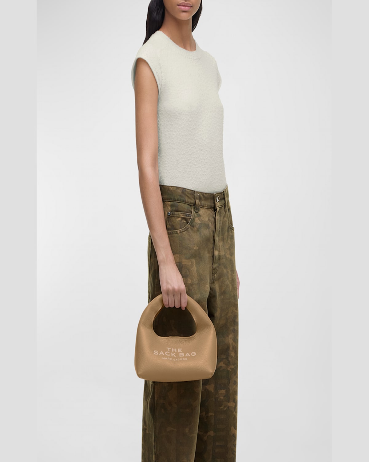Shop Marc Jacobs The Mini Sack Bag In Camel