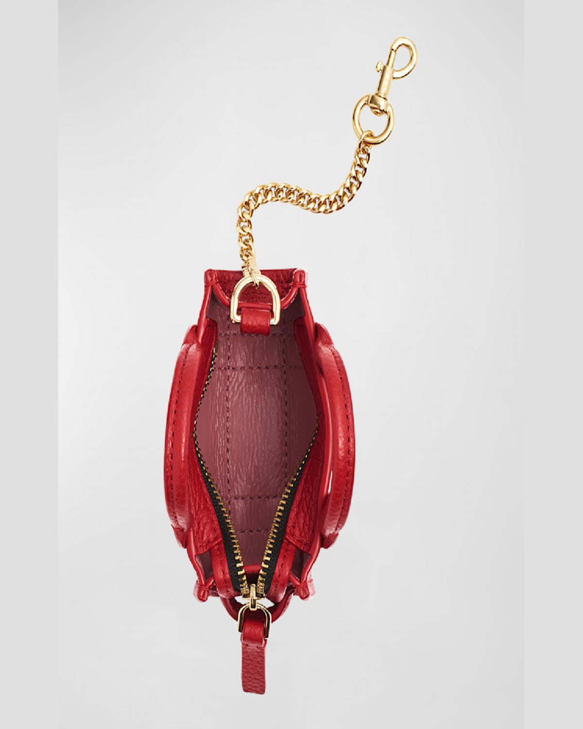 Shop Marc Jacobs The Nano Tote Bag Charm In True Red