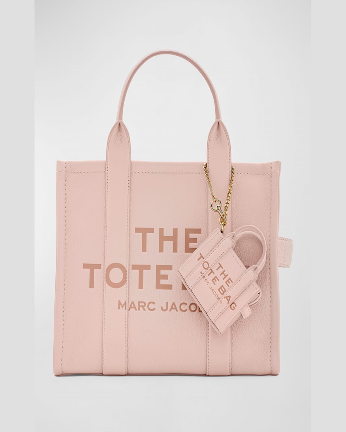 Shop Marc Jacobs The Nano Tote Bag Charm In True Red