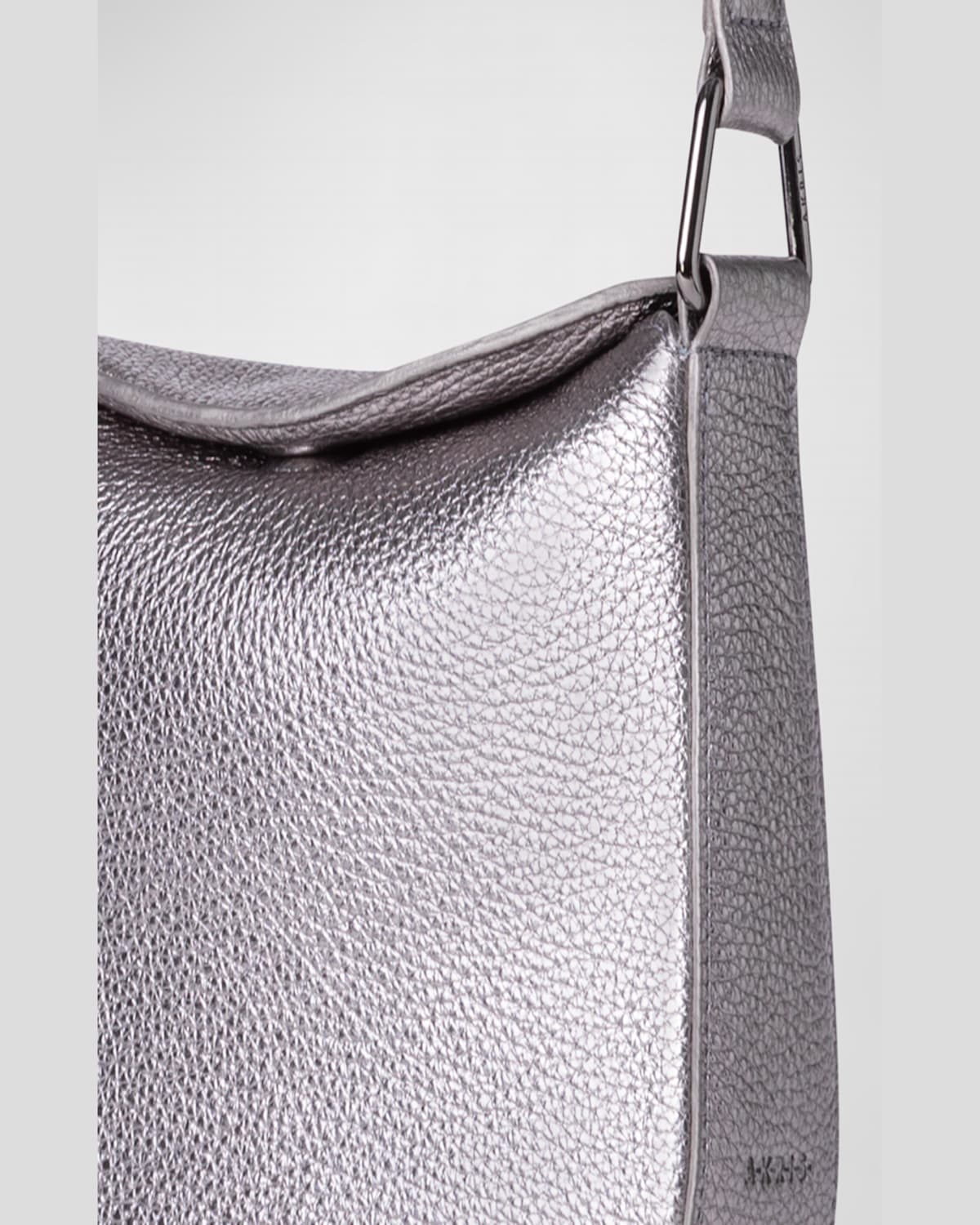AKRIS ANNA MINI LEATHER HOBO BAG 