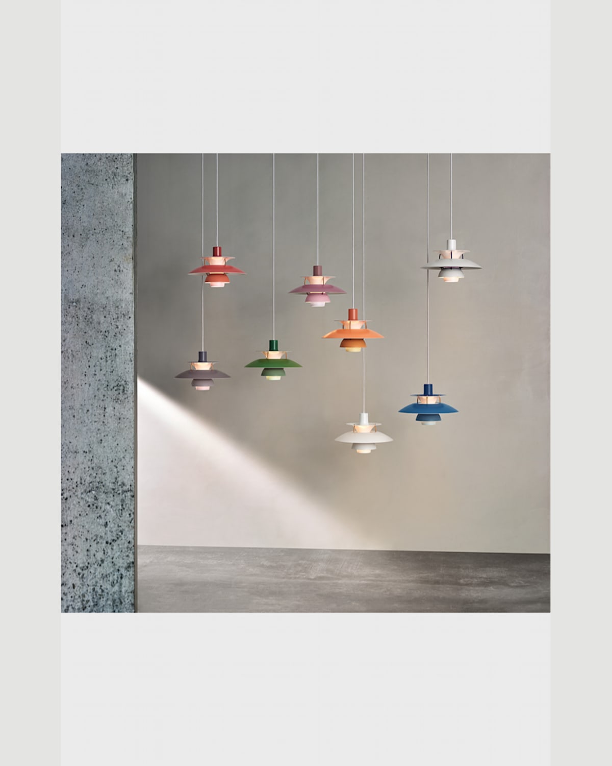 Louis Poulsen Ph 5 Mini Pendant Light, 12" In Monochrome Pale Blush