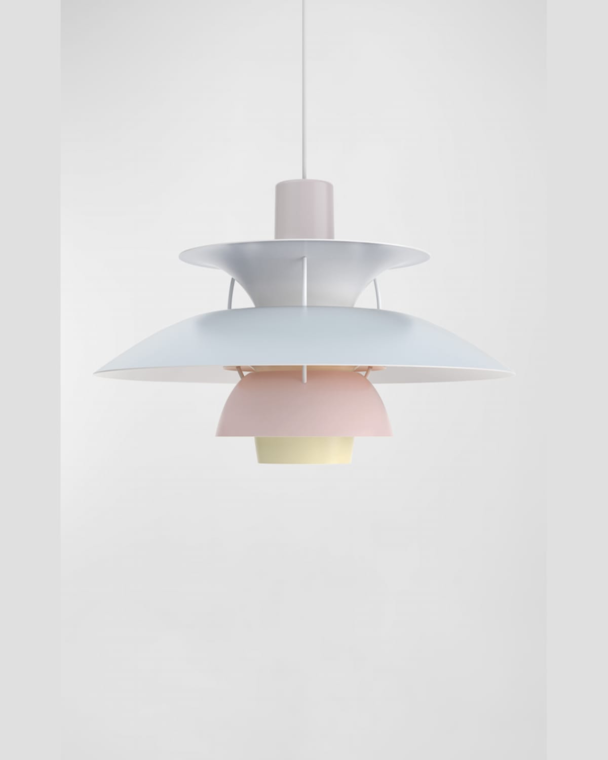 Louis Poulsen Ph 5 Pendant Light, 11" In Monochrome Burgundy