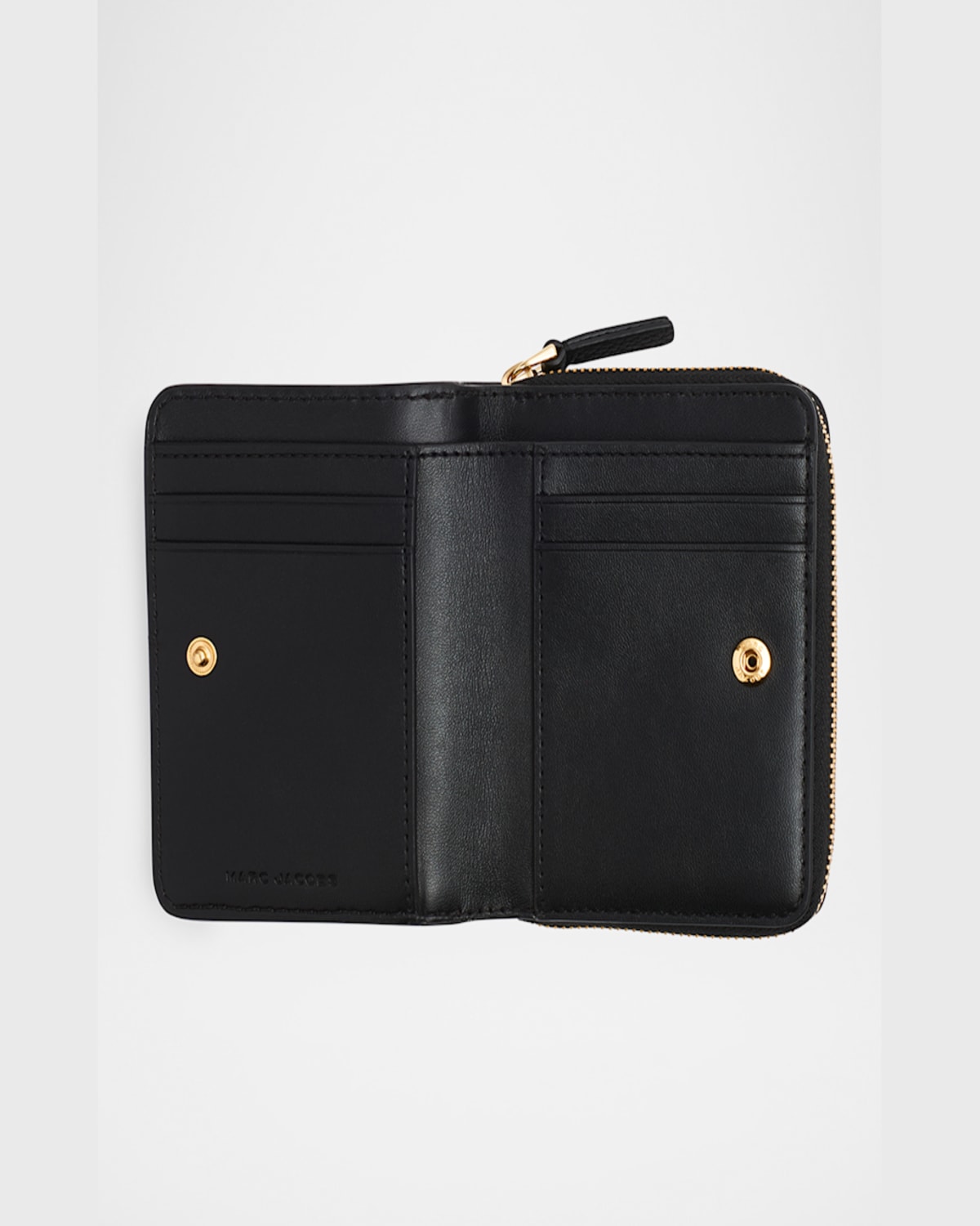 Marc Jacobs The Leather Mini Compact Wallet In True Red