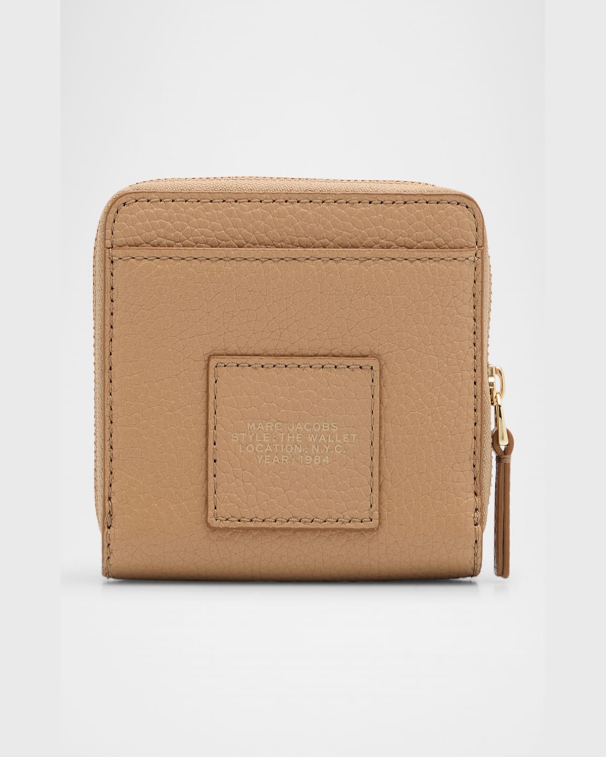 Marc Jacobs The Mini Compact Wallet Accessories In Camel