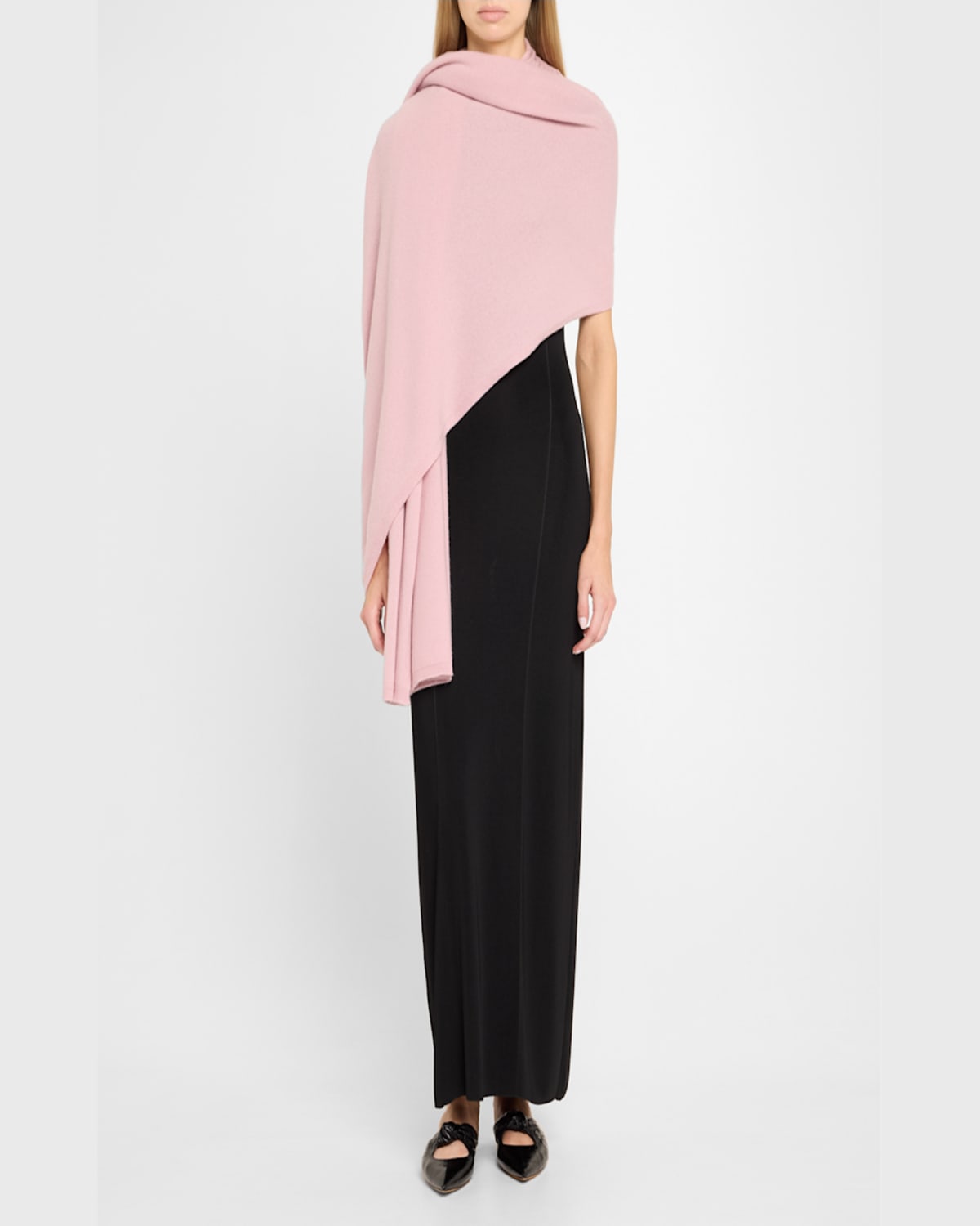 Sofia Cashmere Oversized Cashmere Travel Wrap In Pink