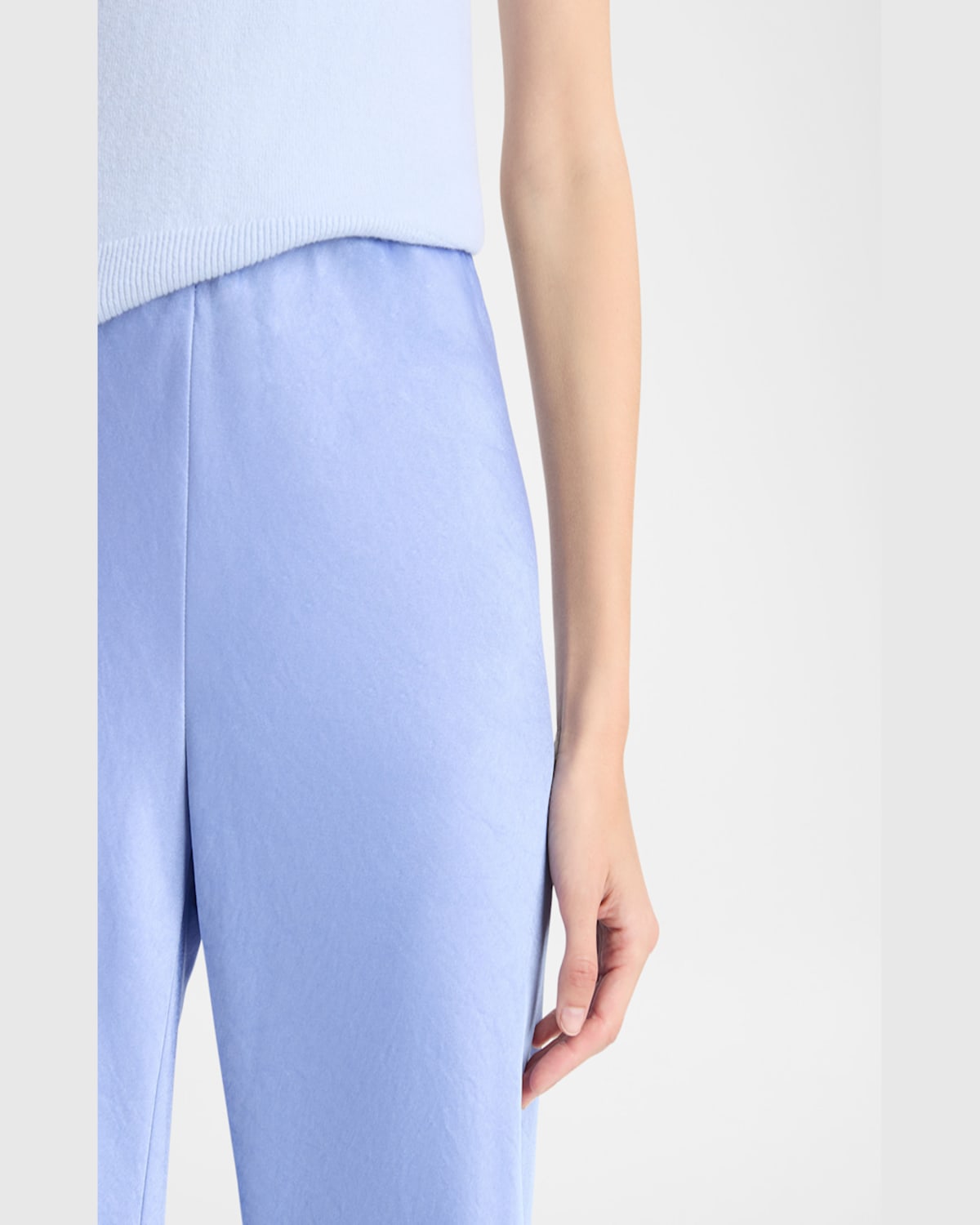 Vince Fluid Bias-cut Crushed Satin Pants In Rose Jam
