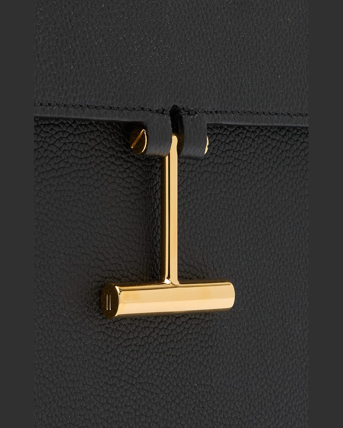 Tom Ford Tara Medium Crossbody In Grained Leather With Leather Strap In Light Beige