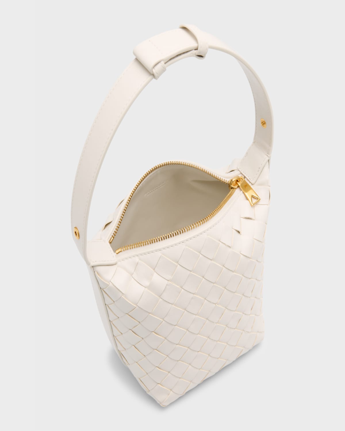 Bottega Veneta Candy Wallace Bag In Dark Praline